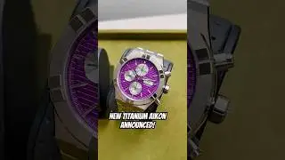 NEW Titanium Maurice Lacroix Aikon Announced! #watch #aikon #mauricelacroix
