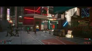 Cyberpunk 2077 Raytracing reflections and lighting on and off.
