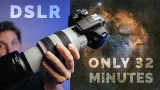 How to edit deep sky photos with VERY LITTLE DATA and a budget setup - Elephant's Trunk nebula