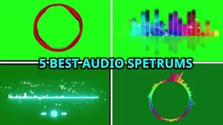 Download Top Five Free Green Screen Audio Spectrum | No Copyright Issue