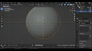 Blender. Артефакт шара.
