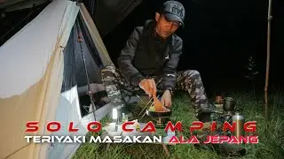 Solo Camping in the hills - cook and enjoy coffee, camping asmr