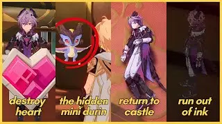 All Paths & Endings in Durin's Story Quest (Day 5) - Draco Rubedo Chapter | Genshin Impact