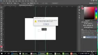 Photoshop cc : แก้ No pixel are more than 50% selected.