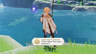 Fishing Achievement : That's What They Call a Getaway! | 5 Primogems