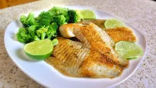 SIMPLE RECETA DE PESCADO SALUDABLE! - PESCADO TILAPIA Y VERDURAS!