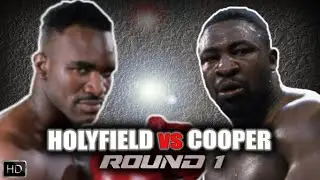THAT ROUND | EVANDER HOLYFIELD vs. BERT COOPER | ROUND 1 (1991) HD, (COOPER GETS FLOORED)