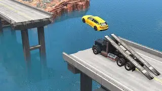 Cars vs Ramp Truck #2 – BeamNG.Drive