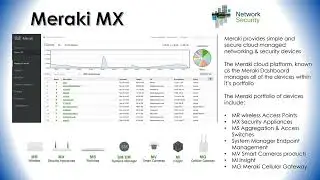 Overview of Cisco Meraki and the Types of Devices it Manages