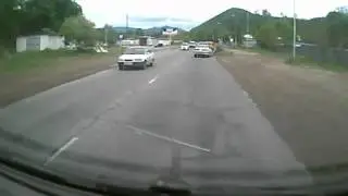 NEW Car and truck accident in Russia on dashcam!