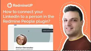 How to connect your LinkedIn to a person in the Redmine People plugin?