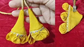 How To Make Fabric Latkan/ Latest Tassels Design DIY/ Latkan Banane ka Tarika/New Latkan design Idea