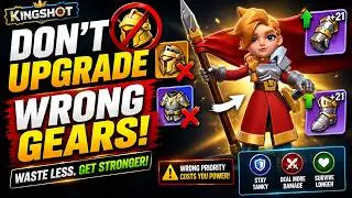 DON’T UPGRADE WRONG GEARS! You’ll Waste Forge Hammers | Kingshot