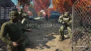 Fallout 4 - i5 6500 RX 470 4GB Ultra Benchmark 1080p ( FPS )