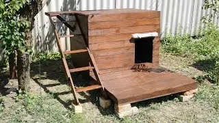 Dog house! A warm, DIY dog house!