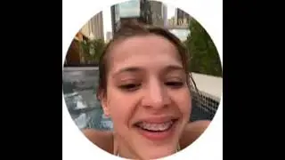 Юля Гаврилина в бассейне/ Юля Гаврилина в Дубае на отдыхе/ влог Юли Гаврилиной 