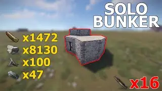 РАСТ Лучший соло БУНКЕР / Rust solo BUNKER Glitch base