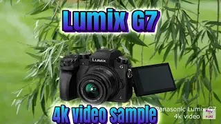 Panasonic Lumix G7 4k sample video