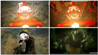 Choo-Choo Charles All Jumpscares and Deaths
