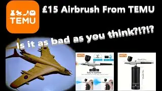 £15 TEMU Airbrush TESTED - Is it as bad as you think?!?!?!