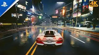 CYBERPUNK 2077 Night City PS5 Gameplay (4K 60FPS)