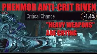 [WARFRAME] Phenmor NO CRIT ALLOWED Incarnon Riven Setup + Multiple Builds l Angels Of The Zariman