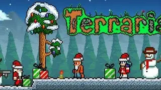 Terraria новогодняя серия