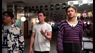 Zendaya - Spider-Man ( no way home ) along with Tom Holland and Jacob Batalon
