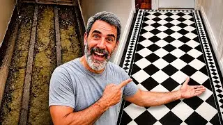 DIY tips. How to install Victorian Floor Tiles. Including subfloor preparation.