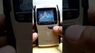 CASIO TV-880 LCD Color Television || Pocket Size Television 