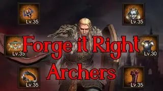 War and Order Archer players: The Best Attack Gear Setup from Blacksmith