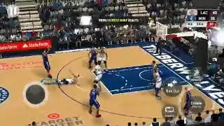 Paul George debut against Timberwolves with a exclamation point three!