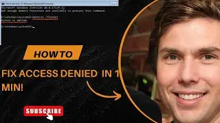 Fix Bootrec /Fixboot Access Denied in Windows 10/11 in 1 Minute!