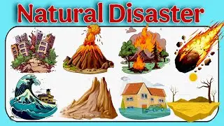 Natural Disasters | Natural Disaster Vocabulary | Learn Natural Disasters Names | English Vocabulary