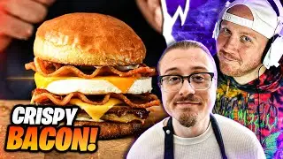 TIM REACTS TO WENDYS BACONATOR BREAKFAST SANDWHICH BUT BETTER