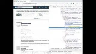 JavaScript, for loops (scraping LinkedIn, part 2)