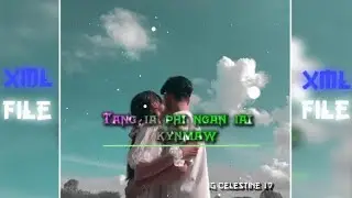 Tang ia phi ngan iai kynmaw😇💖|| XML file alight motion 🔰 links check in description 👇@igcelestine17