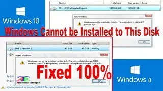 GPT and MBR Errors:  