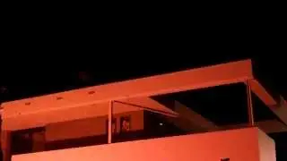 Feuerwerk zu einer Hauseinweihung 2013