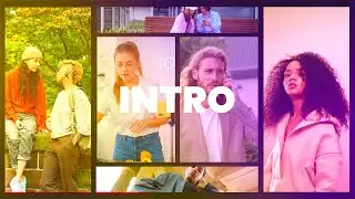 Split Multi Screen Intro After Effects template