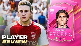 BETTER THAN MALDINI! 😲 98 FUTTIES CALAFIORI PLAYER REVIEW FC 24 ULTIMATE TEAM