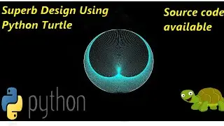 python turtle graphic design 3D in 3 minutes 