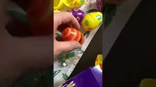 Easter egg hunt filled eggs idea for older children