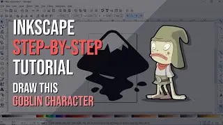 Easy Goblin Character Design - Beginner Inkscape Tutorial (No Drawing Needed!)