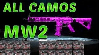 MW2 ALL CAMOS - NEW MASTERY CAMO