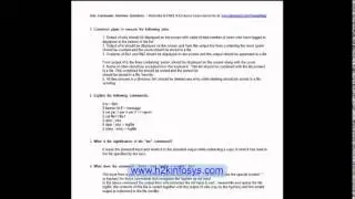 UNIX Linux Commands | QA Testing Tutorials