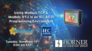Using Modbus TCP & Modbus RTU in an IEC 61131 Programming Environment