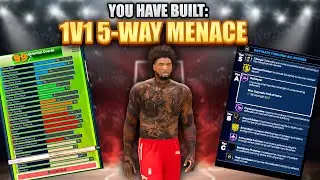 This 1V1 5-WAY MENACE Build Will BREAK NBA 2K24! Best Build In NBA 2K24