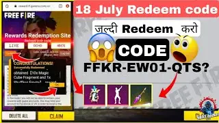 18 JULY REDEEM CODE TODAY FAST REDEEM 🤩 , GO TO REDEEM CODE
