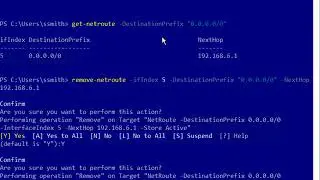 How to Change the Default Gateway on Windows Server Core